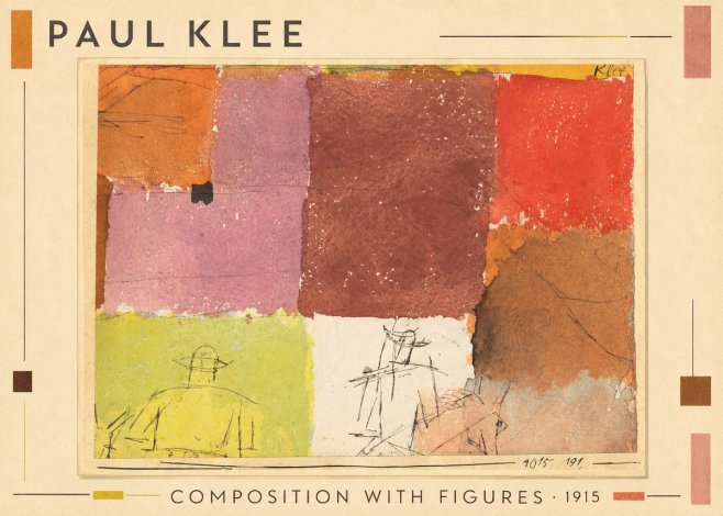 Paul Klee Composition with Figures II No1 - Juliste