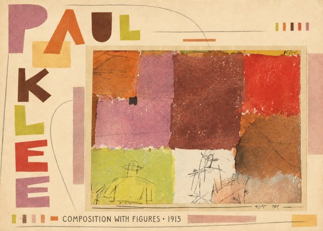 Paul Klee Composition with Figures II No5 - Juliste