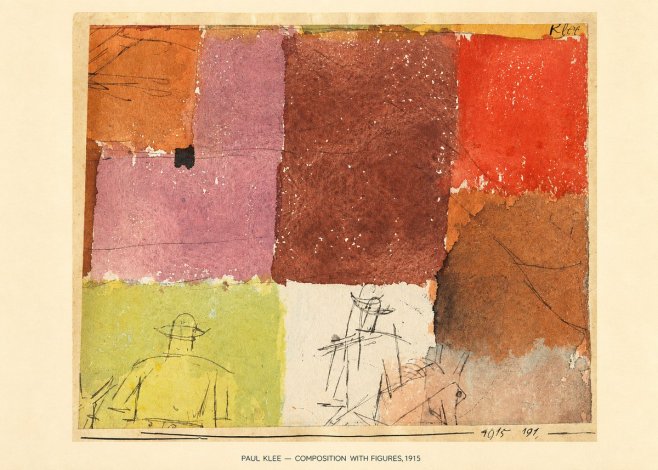 Paul Klee Composition with Figures II No6 - Juliste