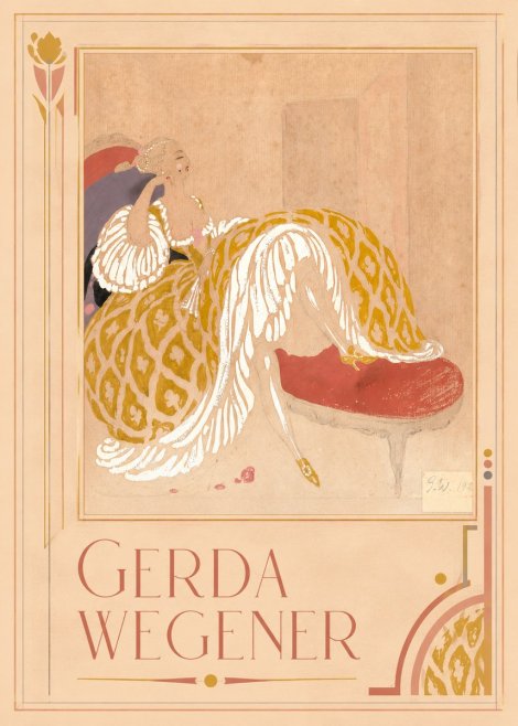 Gerda Wegener Woman in Yellow Dress No1 - Juliste