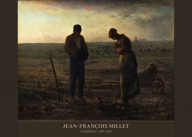 Jean-François Millet L'angélus III No5 - Juliste
