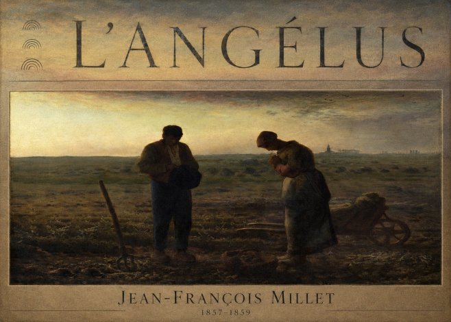 Jean-François Millet L'angélus III No6 - Juliste