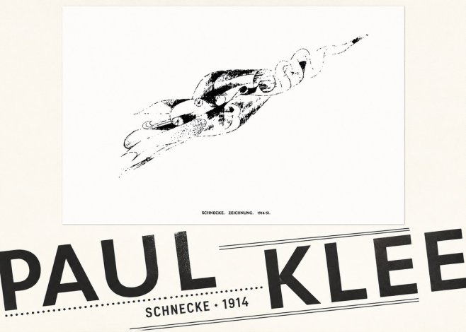 Paul Klee Schnecke No5 - Juliste
