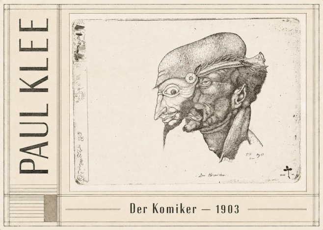 Paul Klee Der Komiker No2 - Juliste