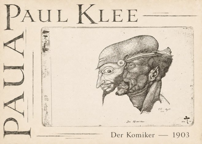 Paul Klee Der Komiker No3 - Juliste
