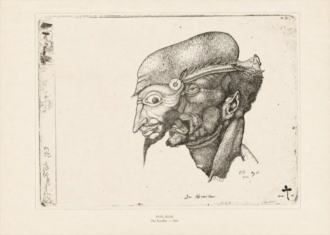 Paul Klee Der Komiker No6 - Juliste