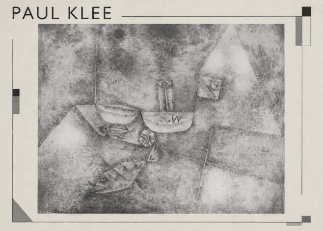 Paul Klee Boats at the Shore No1 - Juliste