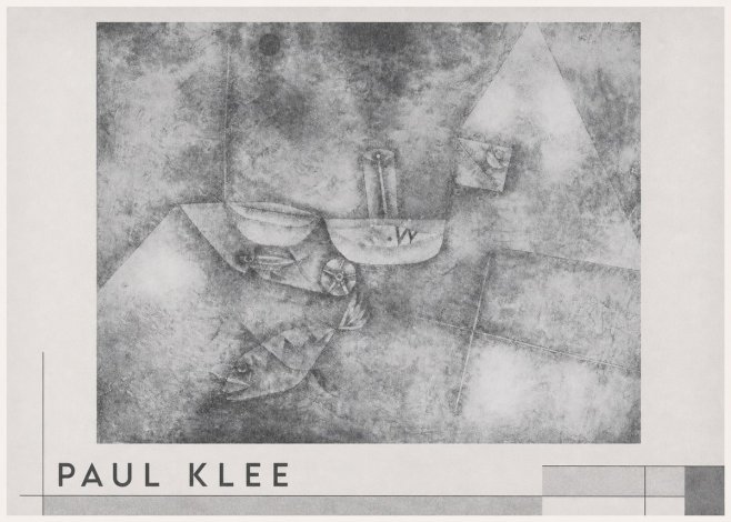 Paul Klee Boats at the Shore No3 - Juliste