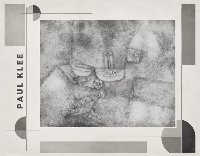 Paul Klee Boats at the Shore No4 - Juliste