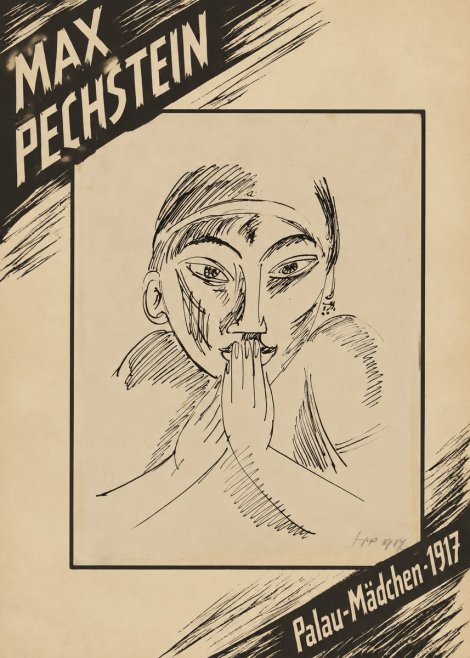 Max Pechstein Palau-mädchen No5 - Juliste