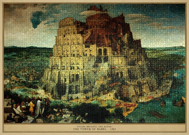 Pieter Bruegel The Tower of Babel XV No4 - Juliste