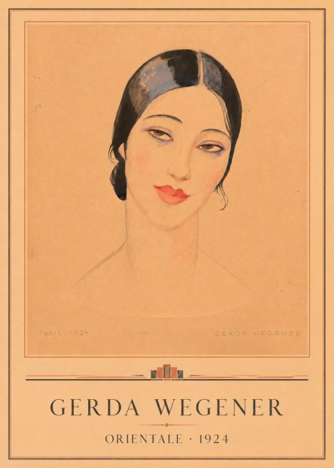 Gerda Wegener Orientale No1 - Juliste