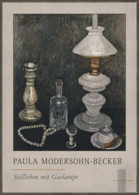 Paula Modersohn-Becker Stillleben Mit Gaslampe No1 - Juliste