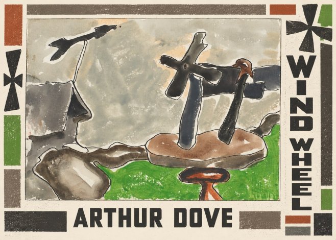 Arthur Dove Wind Wheel No4 - Juliste