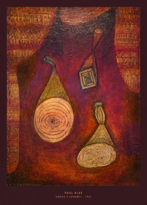 Paul Klee Omega 5 (Dummy) No5 - Juliste