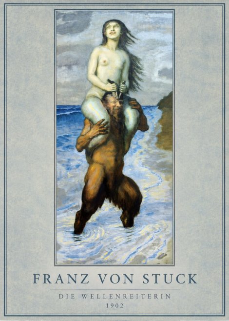 Franz von Stuck The Birth of Venus No4 - Juliste