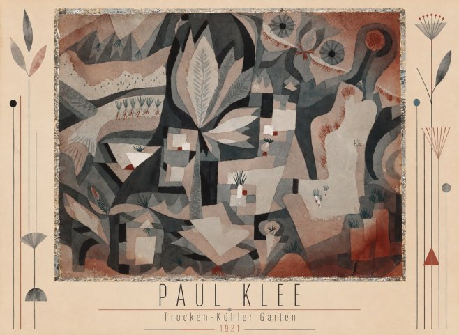 Paul Klee Trocken-kühler Garten No3 - Juliste