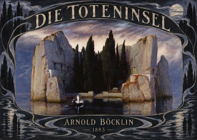 Arnold Böcklin Die Toteninsel V No6 - Juliste