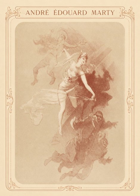 André Édouard Marty The Dance No2 - Juliste