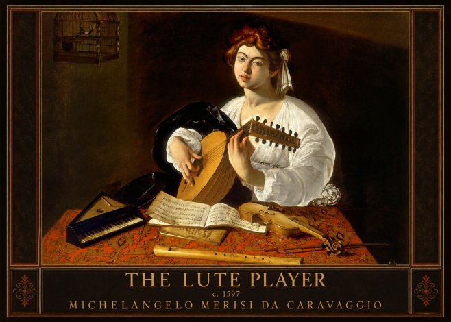 Michelangelo Merisi da Caravaggio The Lute Player No1 - Juliste