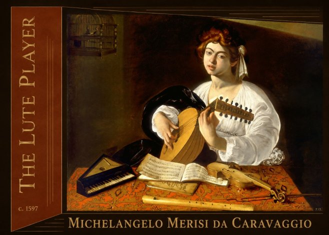 Michelangelo Merisi da Caravaggio The Lute Player No2 - Juliste