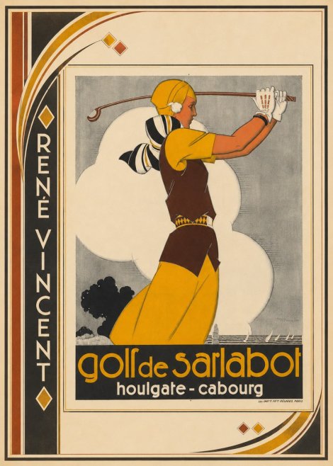 René Vincent Golf De Sarlabot No3 - Juliste