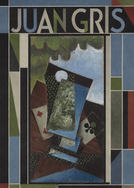Juan Gris Playing Cards and a Siphon No3 - Juliste