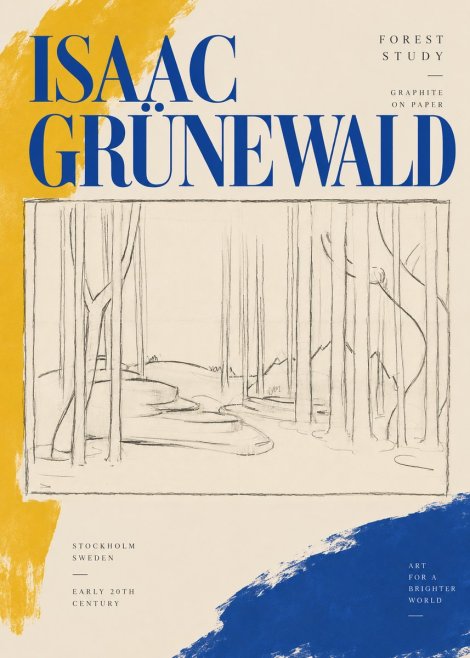 Isaac Grünewald Forest Path No4 - Juliste