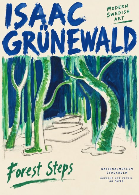 Isaac Grünewald Forest Path No6 - Juliste