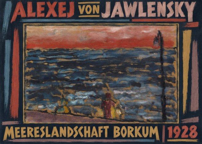 Alexej von Jawlensky Meereslandschaft Borkum No5 - Juliste