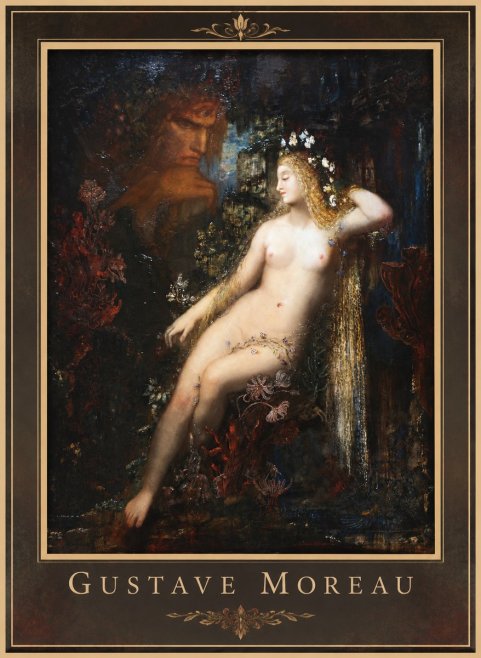 Gustave Moreau Hélène No1 - Juliste