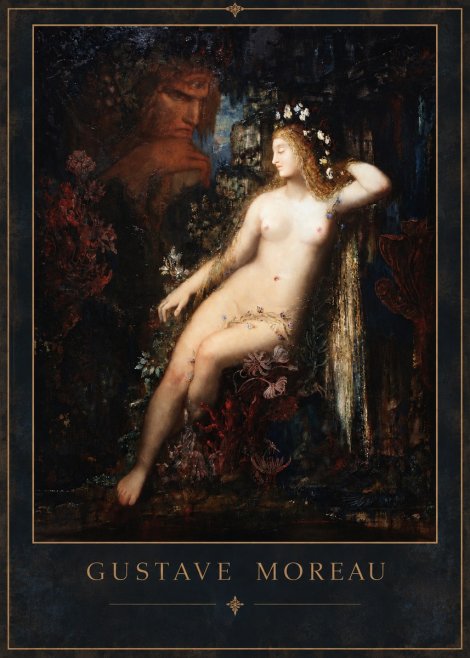 Gustave Moreau Hélène No3 - Juliste