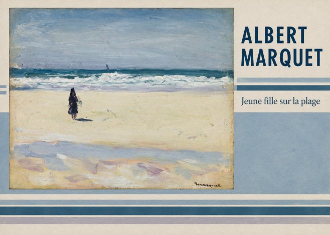 Albert Marquet Jeune Fille Sur La Plage No2 - Juliste