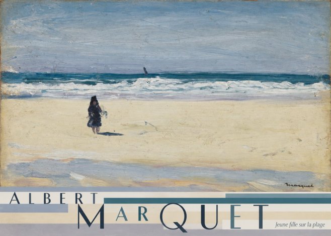 Albert Marquet Jeune Fille Sur La Plage No5 - Juliste