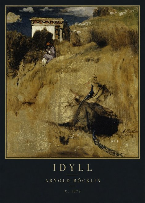 Arnold Böcklin Idyll - Fragment Eines Wandschirms No4 - Juliste