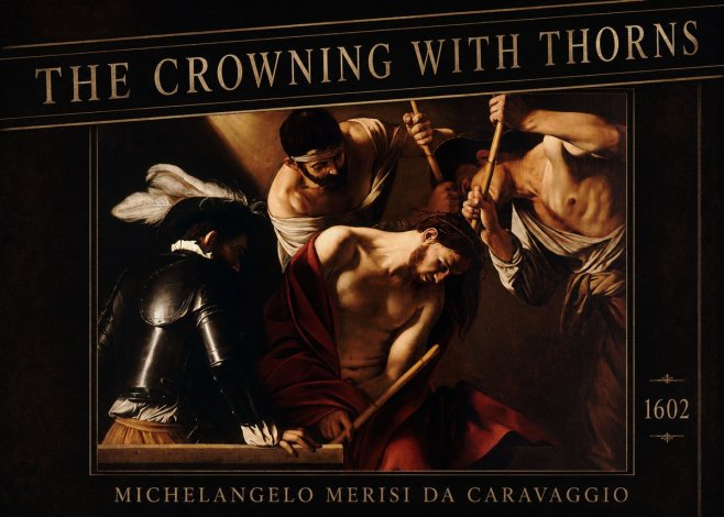 Michelangelo Merisi da Caravaggio The Crowning with Thorns II No2 - Juliste
