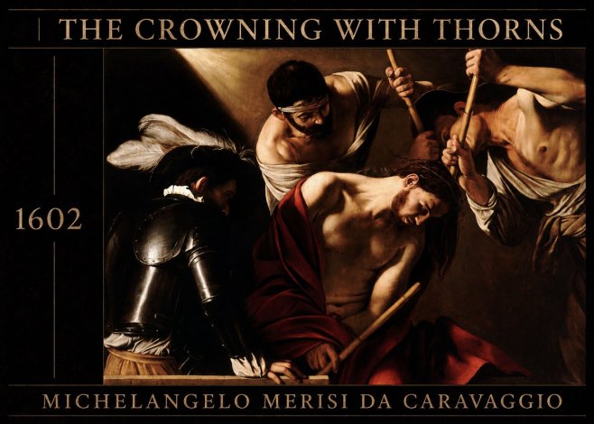 Michelangelo Merisi da Caravaggio The Crowning with Thorns II No3 - Juliste