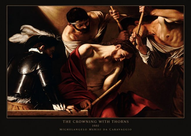 Michelangelo Merisi da Caravaggio The Crowning with Thorns II No5 - Juliste