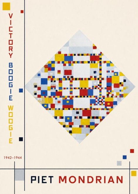 Piet Mondrian Victory Boogie Woogie No2 - Juliste