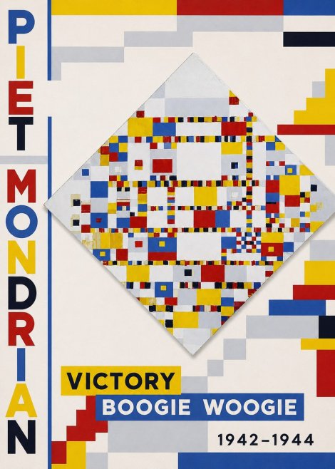 Piet Mondrian Victory Boogie Woogie No6 - Juliste
