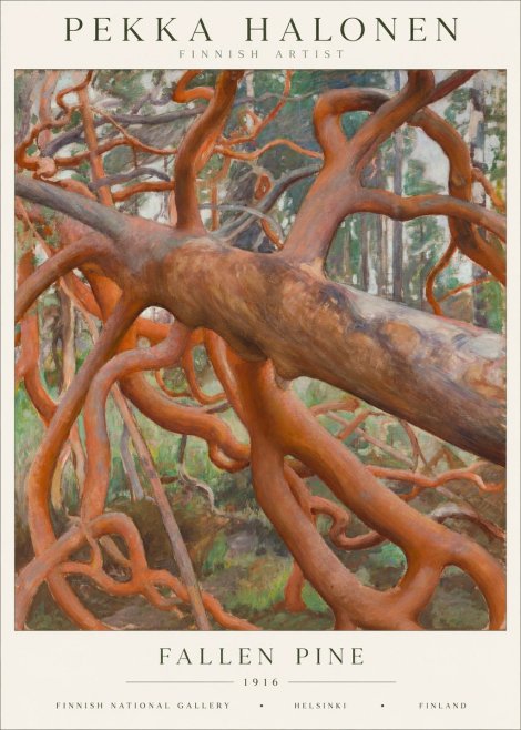 Pekka Halonen Fallen Pine No1 - Juliste