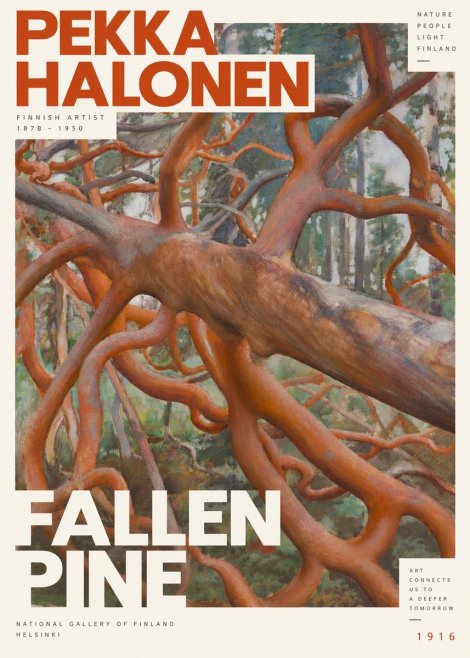 Pekka Halonen Fallen Pine No6 - Juliste