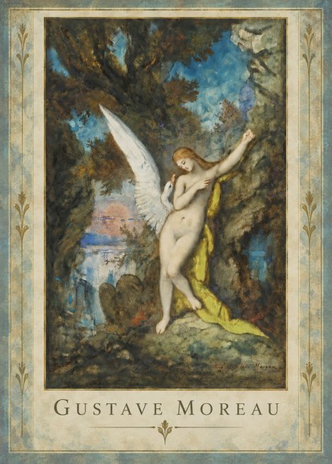 Gustave Moreau Leda and the Swan No5 - Juliste
