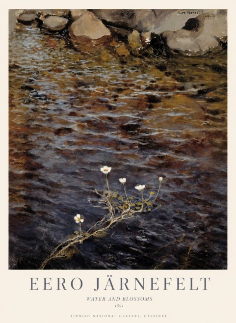 Eero Järnefelt Water and Blossoms No1 - Juliste