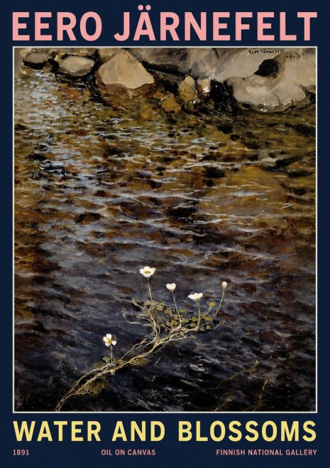 Eero Järnefelt Water and Blossoms No2 - Juliste