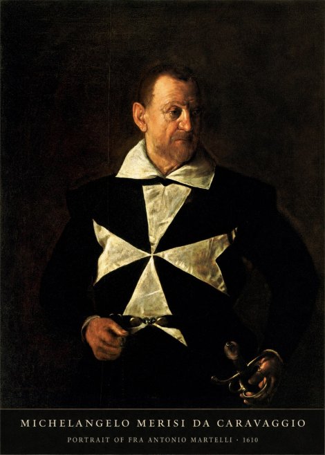 Michelangelo Merisi da Caravaggio Portrait of Fra Antonio Martelli No5 - Juliste