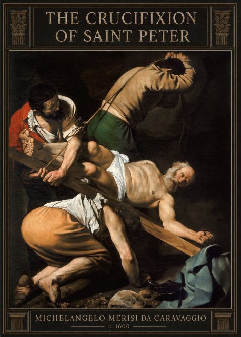 Michelangelo Merisi da Caravaggio The Crucifixion of Saint Peter IV No3 - Juliste