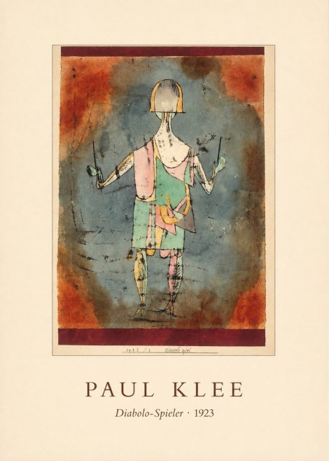 Paul Klee Diabolo-spieler No3 - Juliste