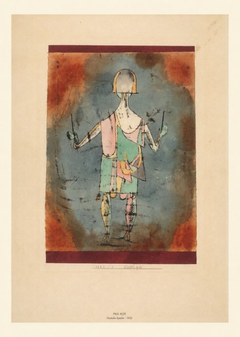 Paul Klee Diabolo-spieler No6 - Juliste