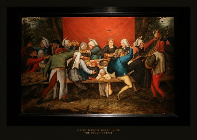 Pieter Bruegel The Wedding Feast No5 - Juliste